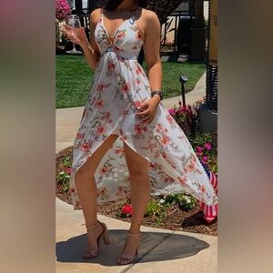 Forever 21 White Floral Dress